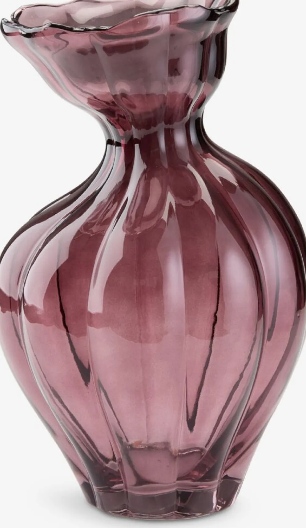 VILMERVase VILMER Ø19×H30cm aubergine