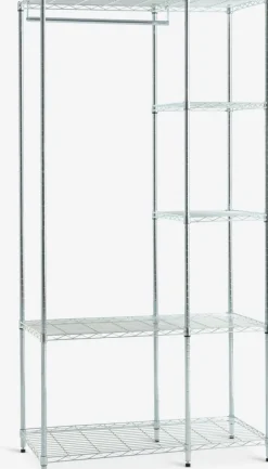 VINDINGEMeuble d'entrée VINDINGE 4 tablettes chrome