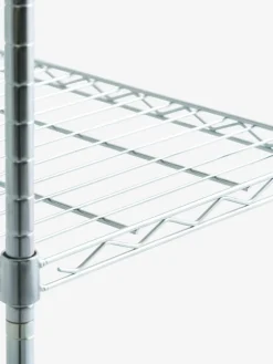 VINDINGEMeuble d'entrée VINDINGE 4 tablettes chrome