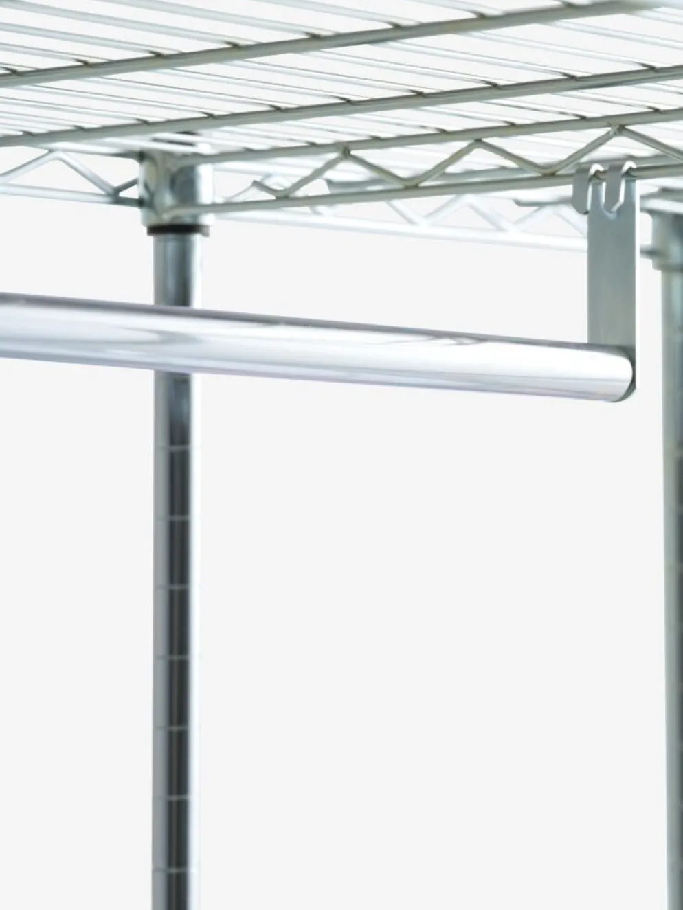 VINDINGEMeuble d'entrée VINDINGE 4 tablettes chrome