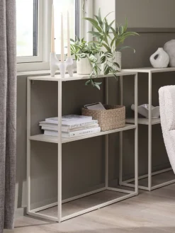 VIRUMConsole VIRUM 26x80 avec étagère beige