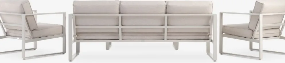 VONGEEnsemble lounge VONGE 5 personnes beige