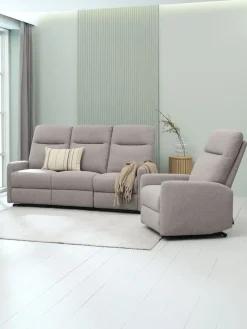 VONSILDFauteuil releveur VONSILD fonction releveur électrique gris
