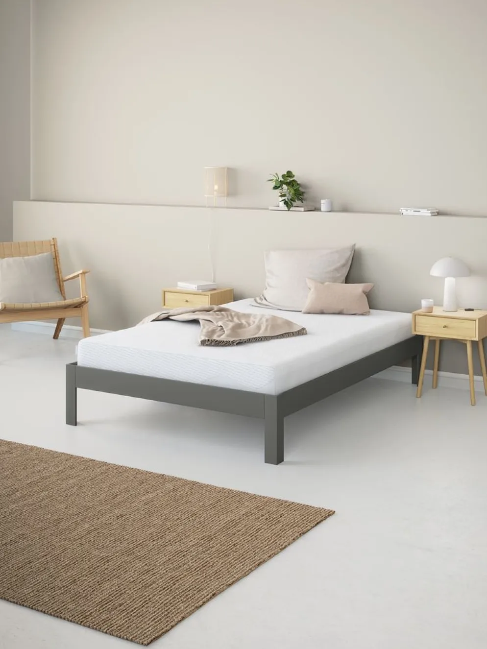 WELLPUR GLOMMAPlusMatelas en mousse 140x190cm WELLPUR GLOMMA Très ferme