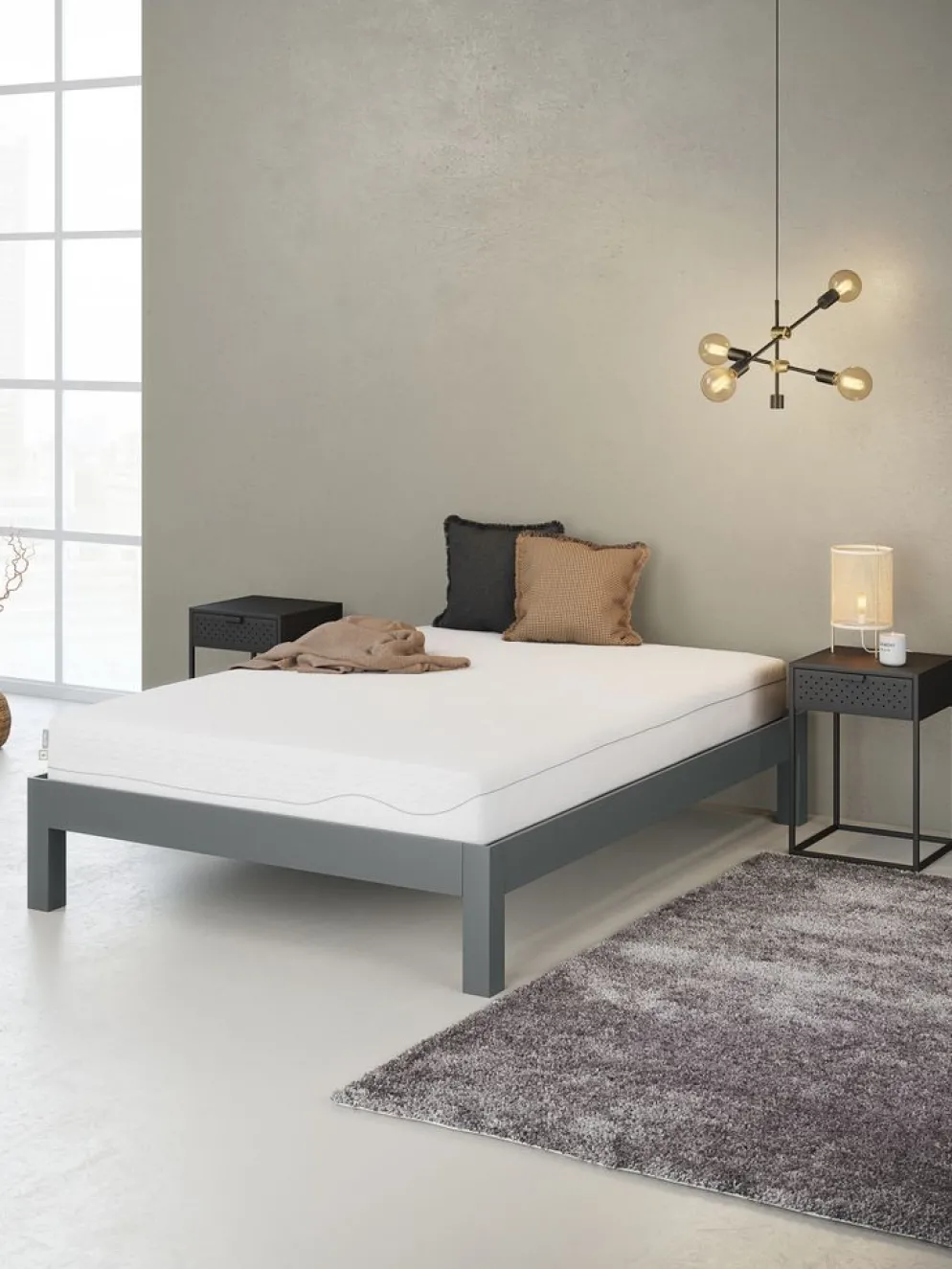 WELLPUR KVITAGoldMatelas en mousse 140x190cm WELLPUR KVITA Moyen