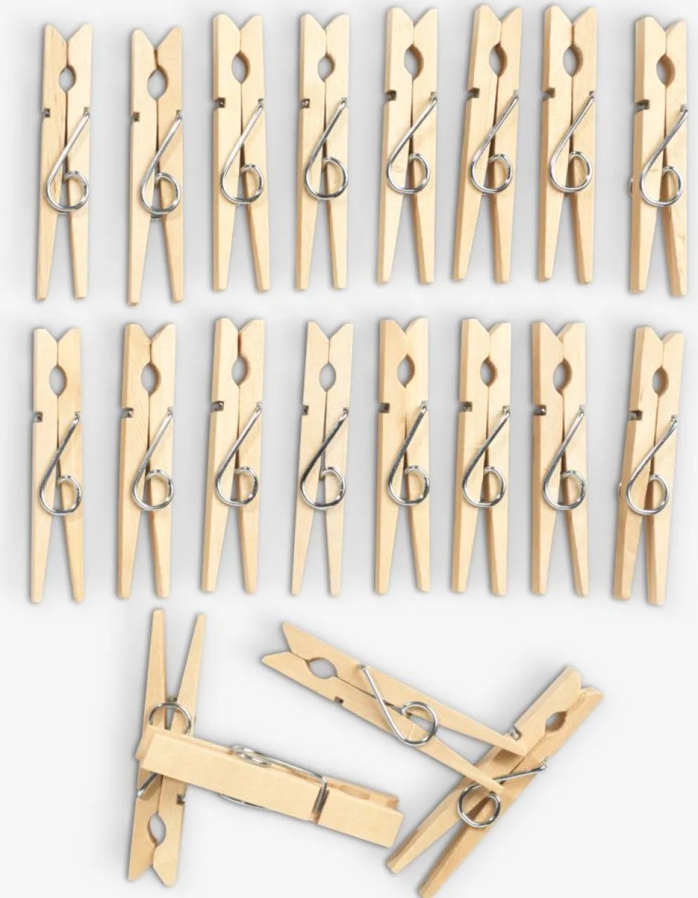 WILLHEMPinces à linge WILLHEM bois 20pcs/pqt