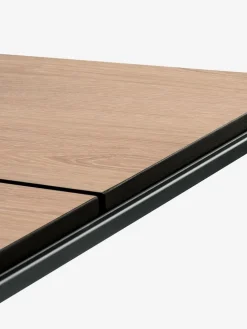 YPNASTED + LOMMAYPNASTED L215 table naturel + 4 LOMMA chaises noir