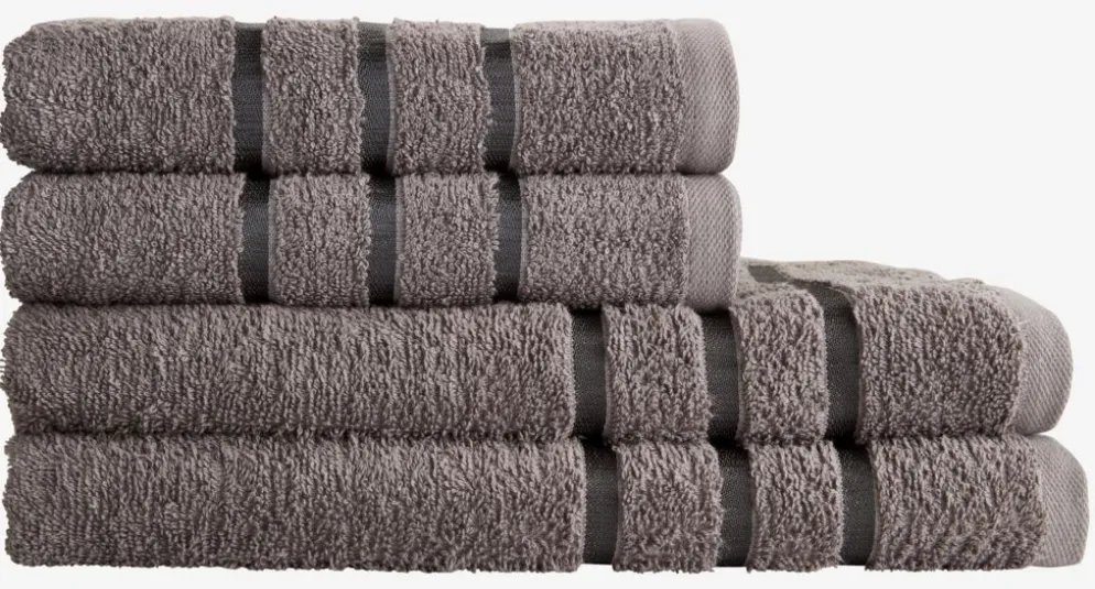 YSBYPlusServiette de toilette YSBY 50x90 gris foncé